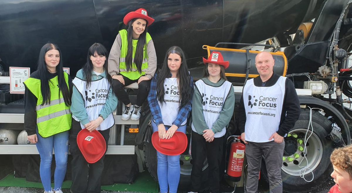 SERC Uniformed Protective Services Students and their tutor at the Balmoral Show